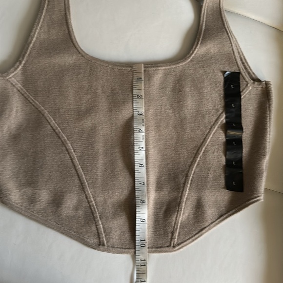 Banana Republic Factory Structured Corset Knit Crop Tank - Picture 5 of 8